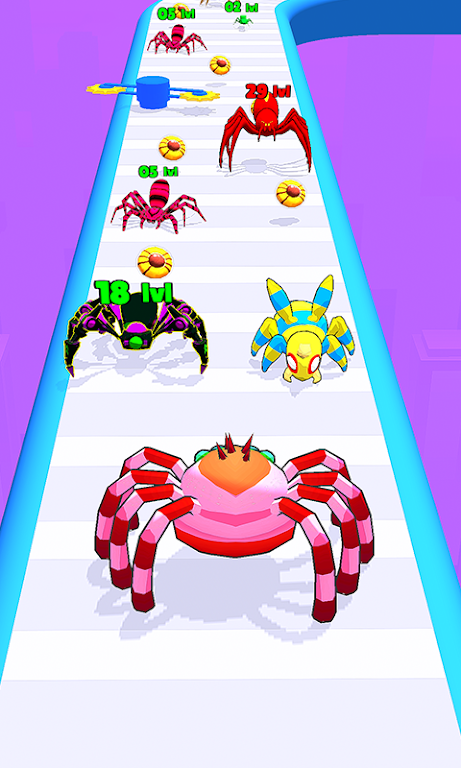 Spider & Insect Evolution Run ဖန်သားပြင်ဓာတ်ပုံ 2