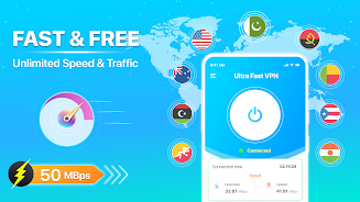 Fast VPN Ultra Fast Proxy VPN Ảnh chụp màn hình 2