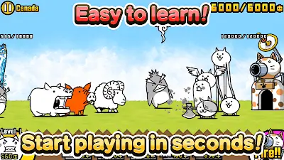 The Battle Cats Mod APK Скриншот 1