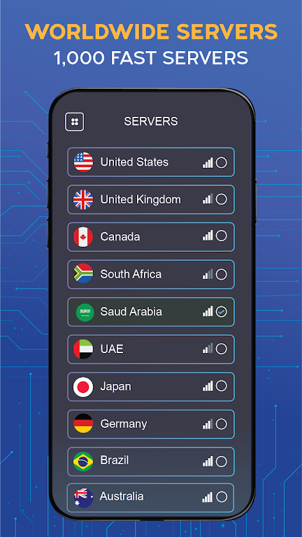 Schermata Chroma VPN Unblock Sites Proxy 1