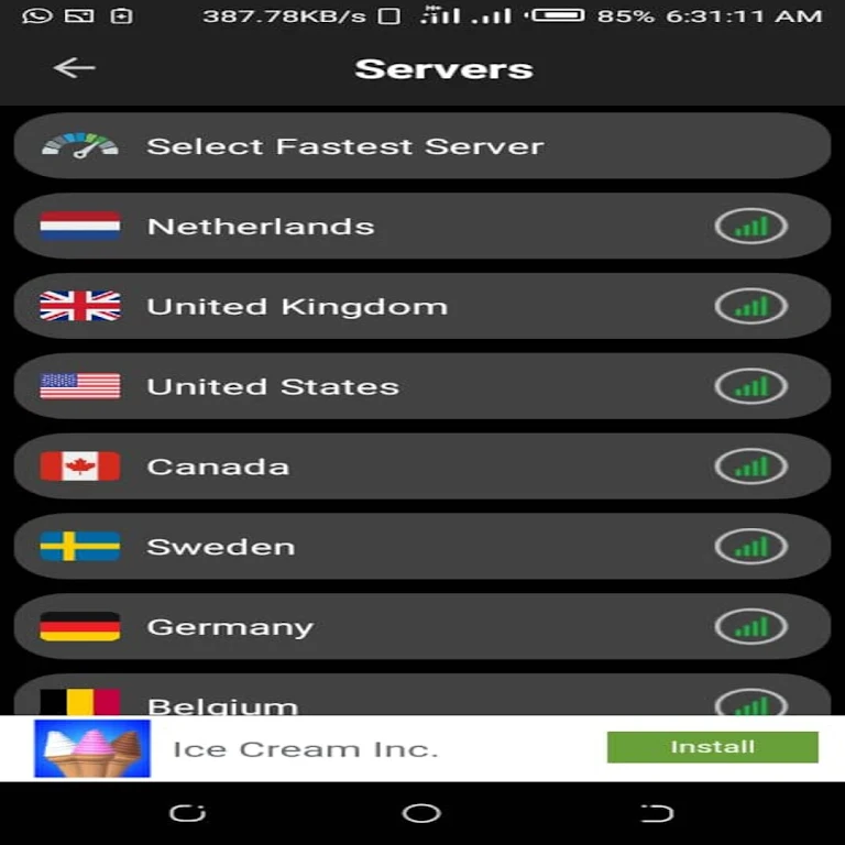 AFRICA VPN Capture d'écran 2
