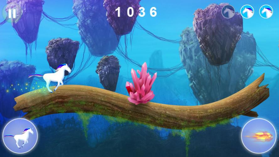 Unicorn dash : Magical Sky 螢幕截圖 0