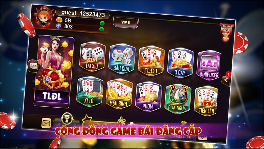 4Play - Xì Tố Xì Phé Online スクリーンショット 0