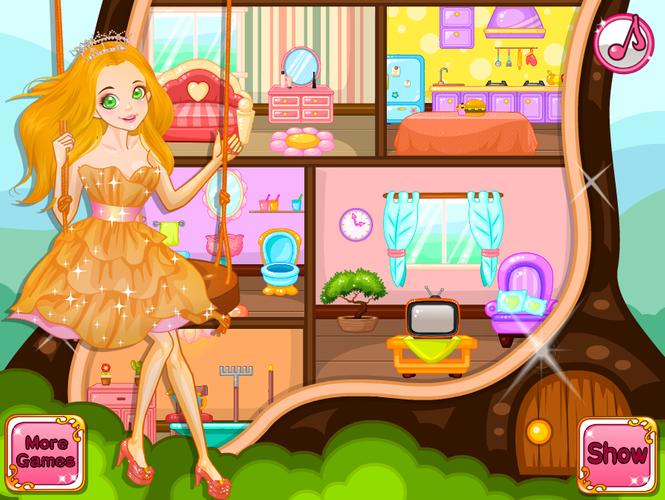 Princess Doll House Decoration应用截图第0张