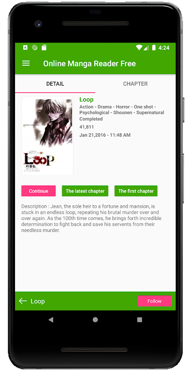 Free Manga Reader Online Offline スクリーンショット 1