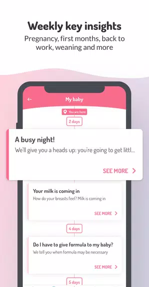 LactApp: Breastfeeding expert Screenshot 1