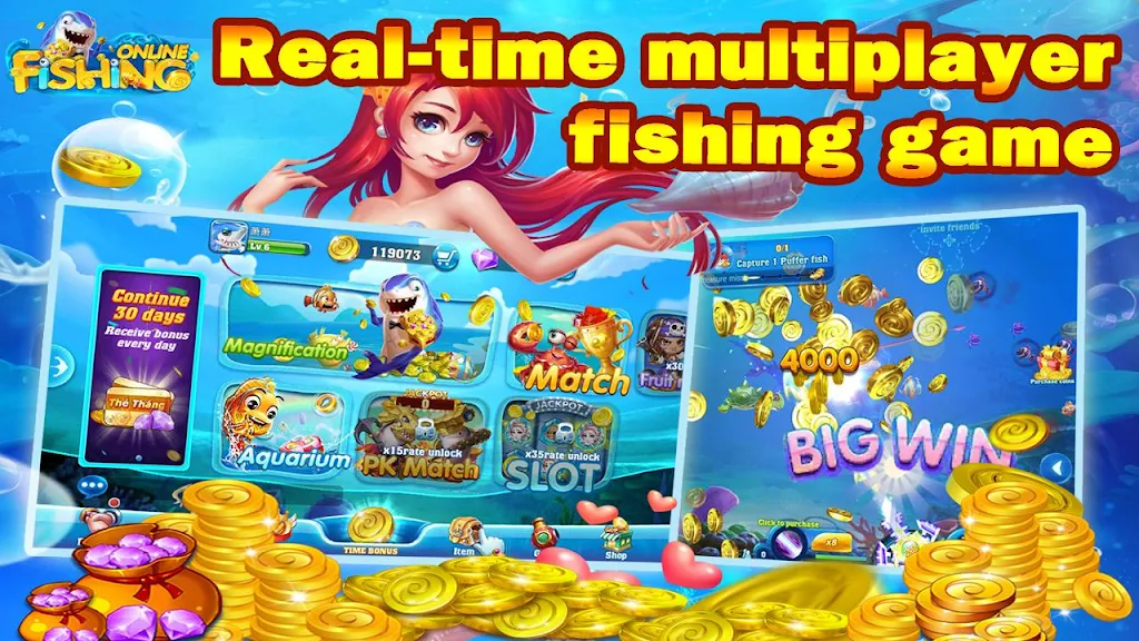 Fishing Online: Classic fish machine, free game Captura de pantalla 1