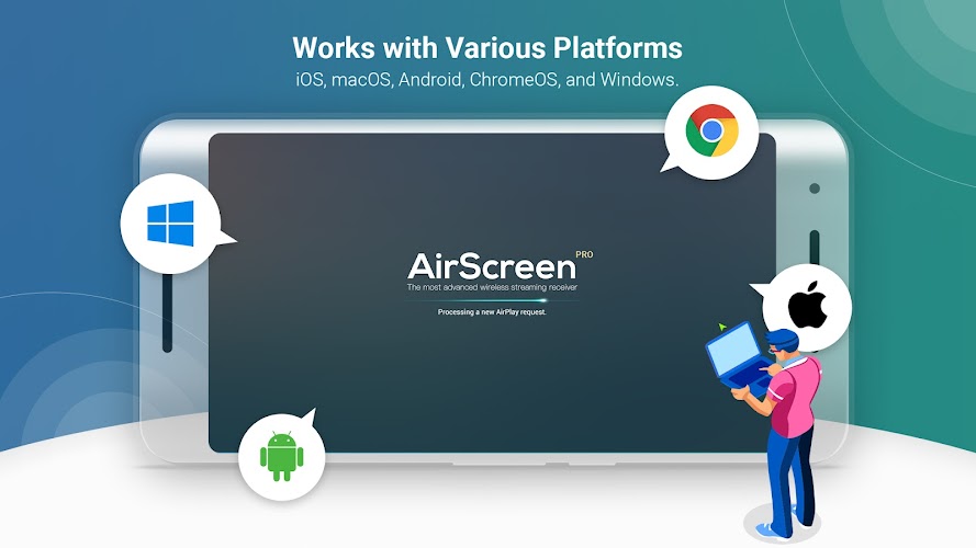 Schermata AirScreen - AirPlay & Cast 2