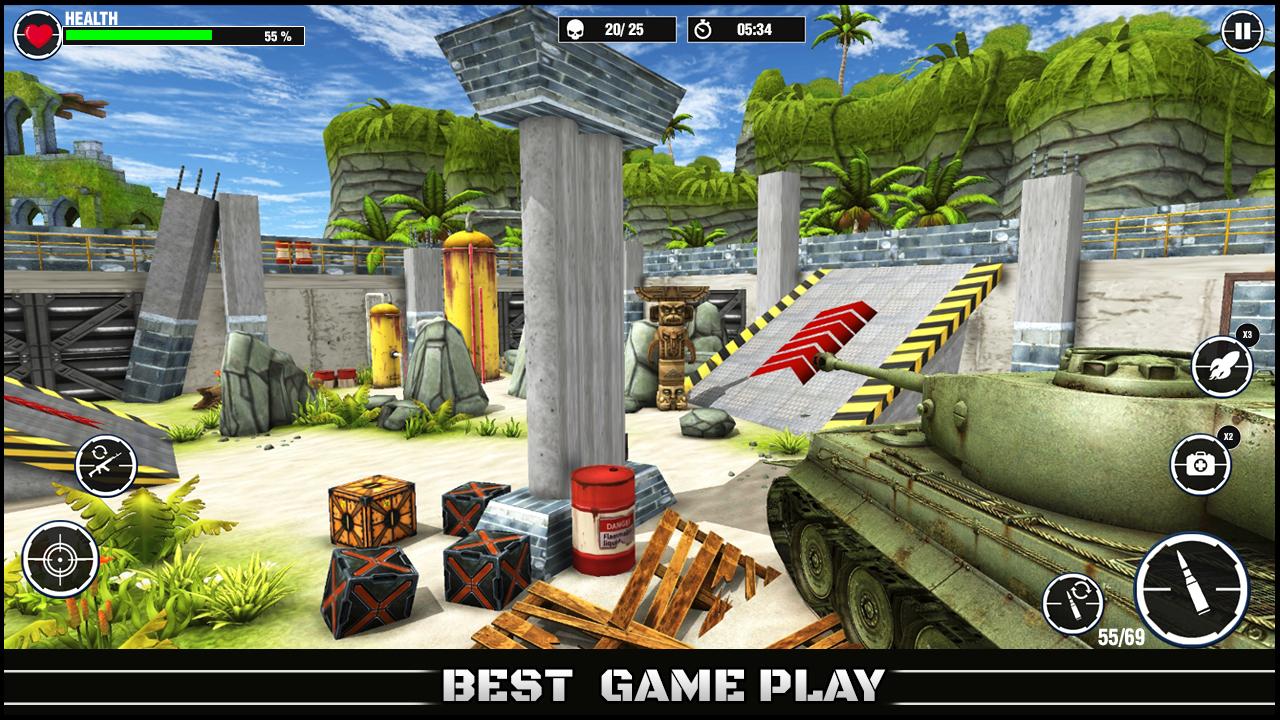 Schermata World War Army: Tank War Games 1