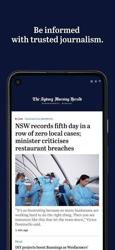 The Sydney Morning Herald Screenshot 0