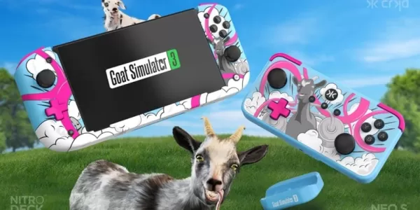 Goat Simulator အားဖြင့်မှုတ်သွင်းအသစ် Crkd Controlline အသစ်