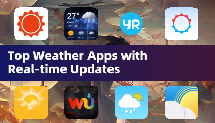 Nangungunang mga apps ng panahon na may mga pag-update sa real-time