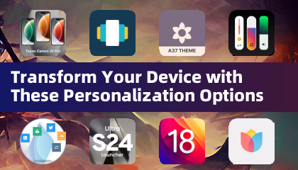 Transforma tu dispositivo con estas opciones de personalización