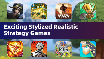 Juegos de estrategia realistas estilizados emocionantes