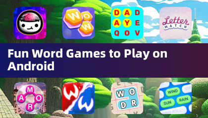 Androidで楽しめる楽しい単語ゲーム