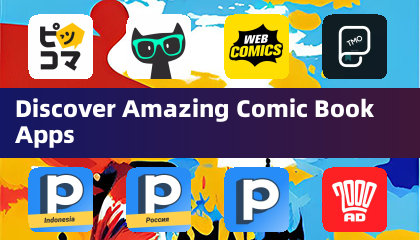 Entdecken Sie erstaunliche Comic-Apps