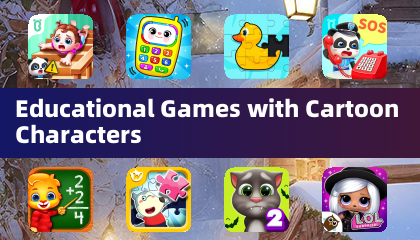 Educational Games with Cartoon Characters